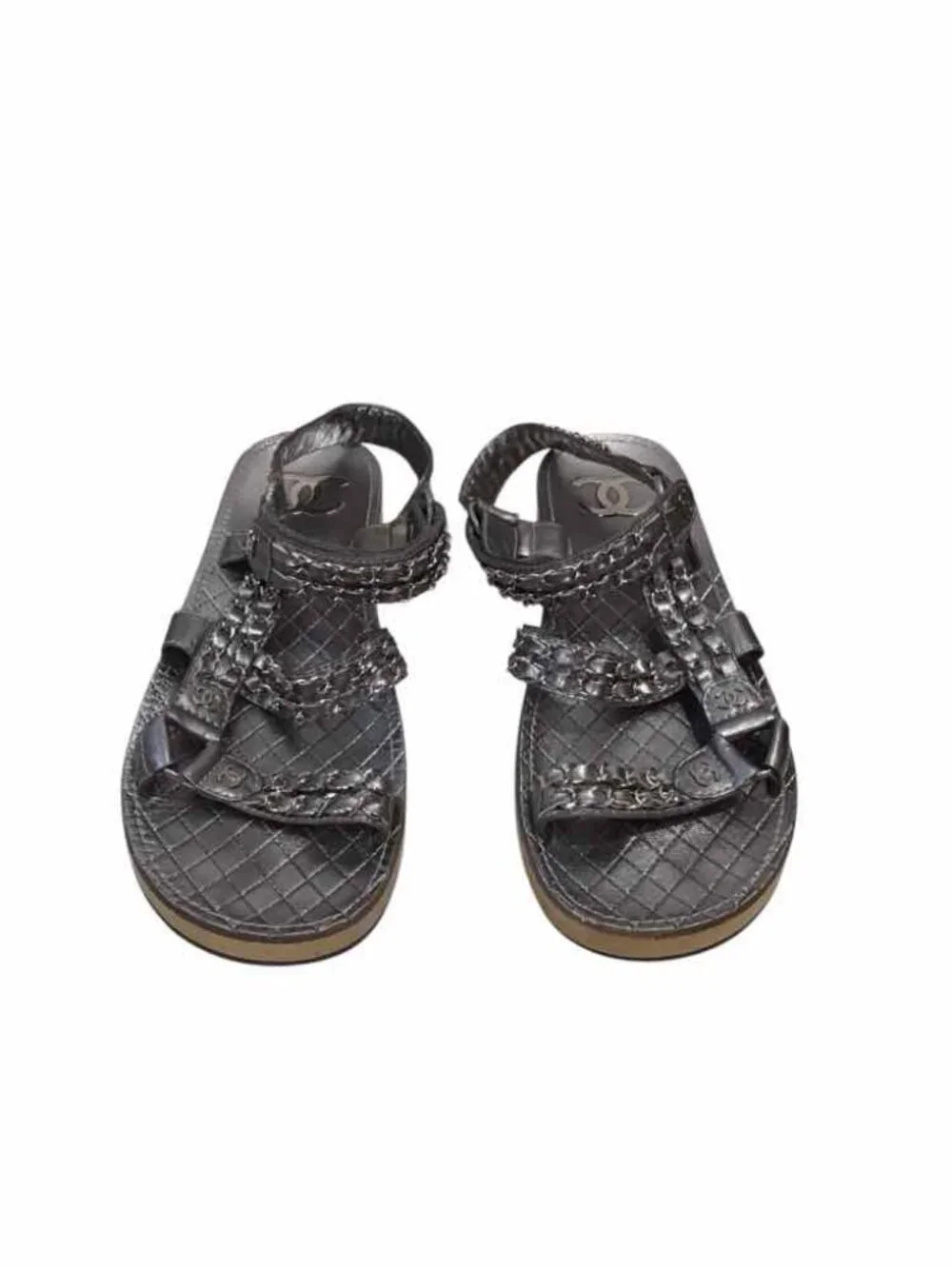 Chanel Silver Size 39 1/2 Shoes